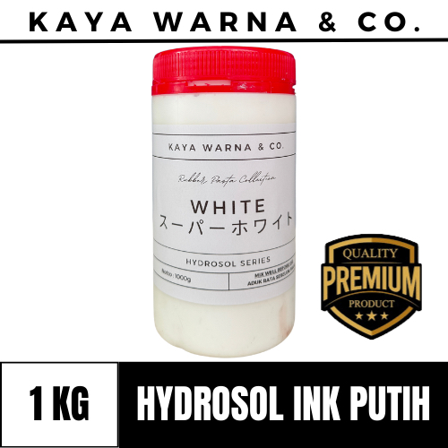 

Tinta Sablon Hydrosol Ink PUTIH KAYA WARNA & CO. (1kg)