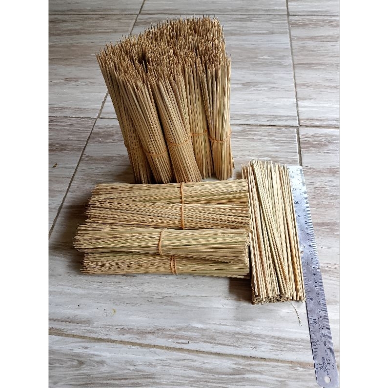 tusuk sate ayam tusuk cilor tusuk uang tusuk buket 22cm isi100pcs
