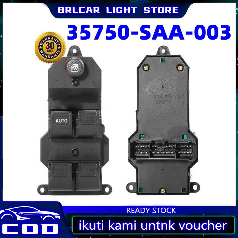 Saklar Switch Tombol Induk Power Window Crv Gen2 2002 2003 2004