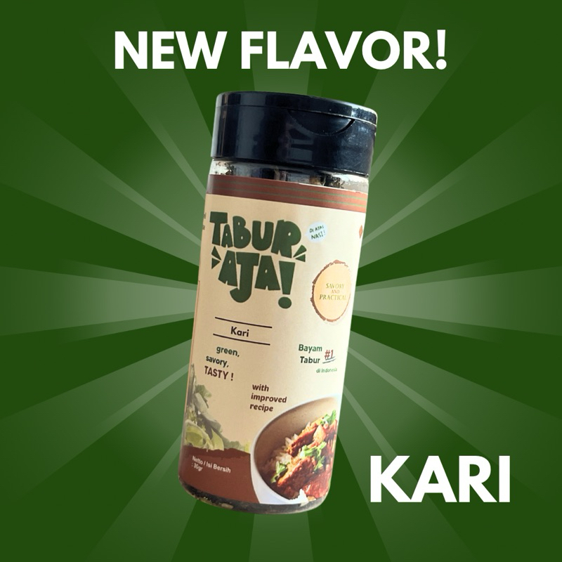 

Tabur Aja - Kari (30 gr) / Bayam Tabur / Bayam goreng / Abon Bayam / Lauk Nasi