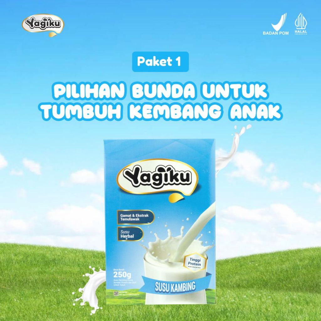 

Yagiku Susu Kambing Bubuk Untuk Membantu Tumbuh Kembang Anak