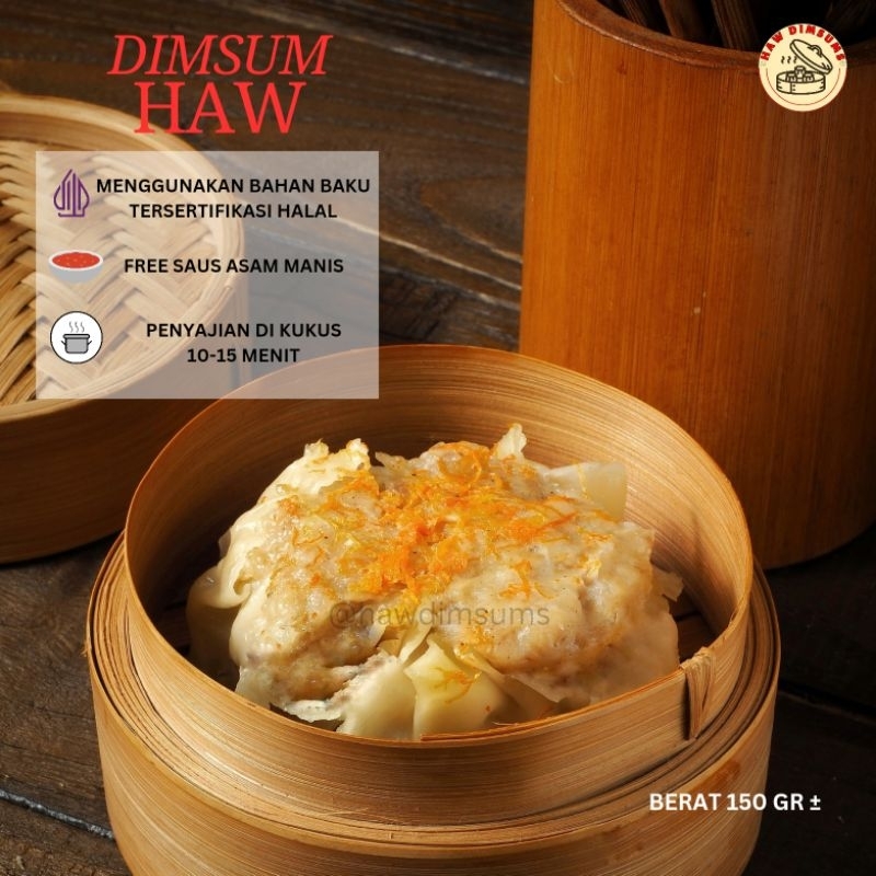 

DIMSUM HAW || VACUM || DIMSUM MONSTER || DIMSUM RAKSASA || HAW DIMSUMS|| berat ±150gr