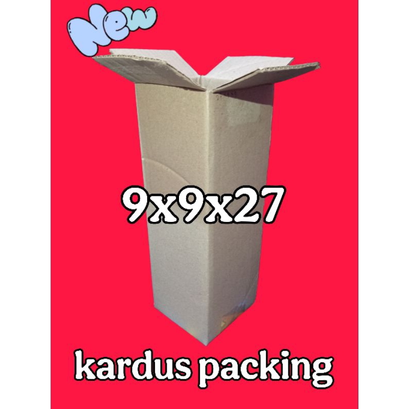 

Kardus packing UK 9x9x27 kardus besar kardus kecil