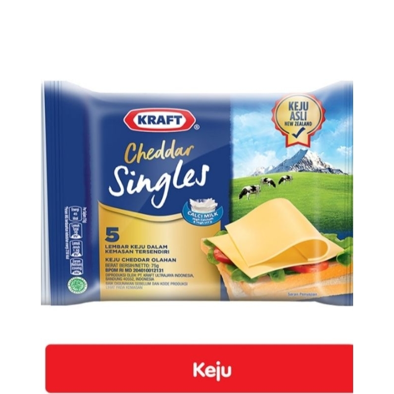 

Kraft Keju Tinggi Kalsium Lembaran 5 s
