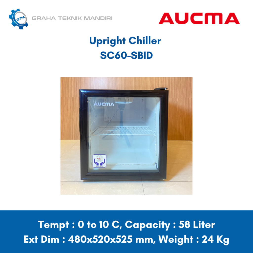 Aucma Upright Chiller 60 Liter SC60-SBID