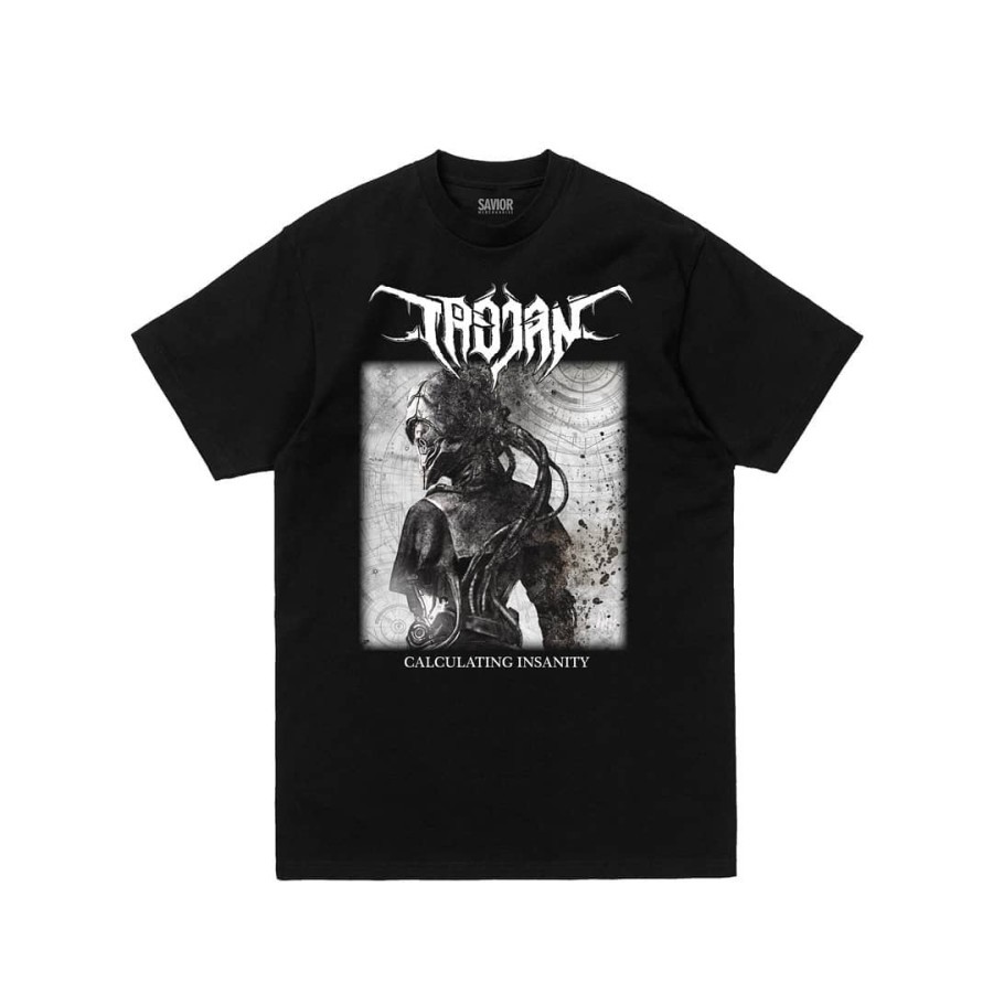 T shirt Trojan Bali Kaos Band Death Metal Original Merch