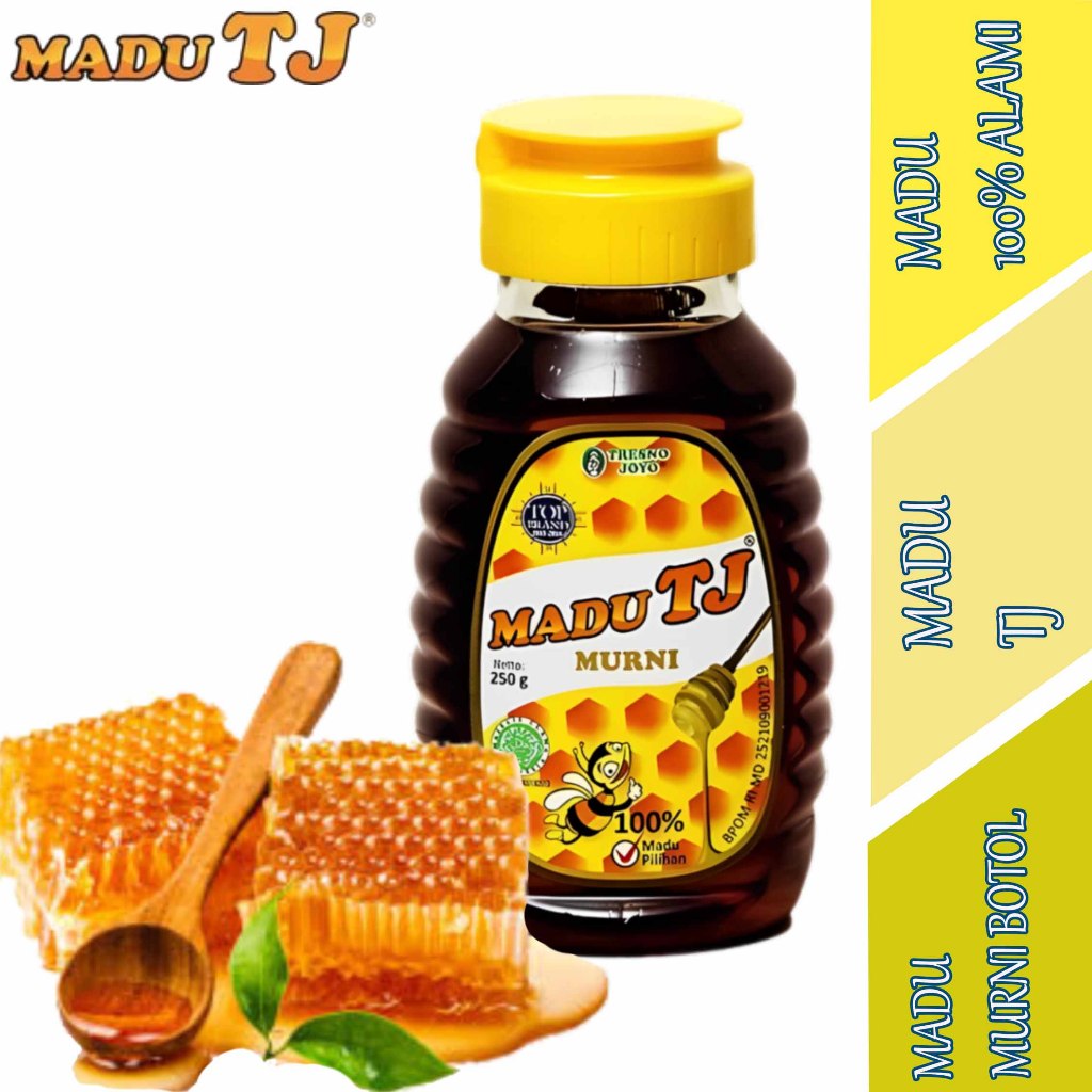 

Madu 100% Alami - Madu Tj - Madu Murni Kemasan Botol - 250gr