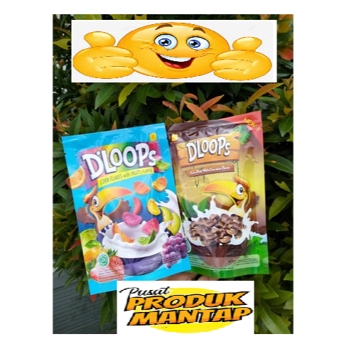

D'loops (1pak) sereal buah & coklat Chococrunch D'loops Corn Puff Dloops