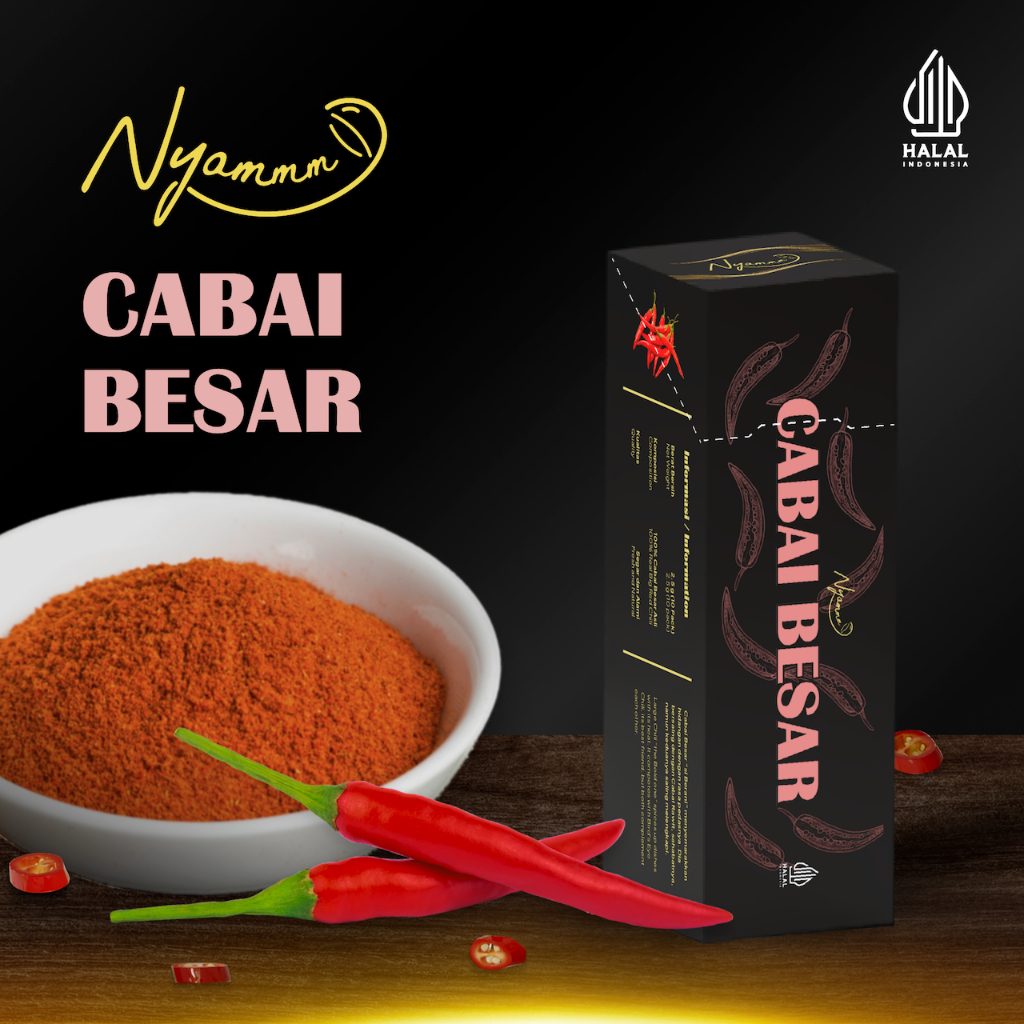 

Cabai Besar Bubuk 2.5 gram Premium Hi-grade | Cabe Bubuk | Large Chilli Powder | Rempah Herbal Asli Bumbu Masak Marinasi Premium Ekonomis Praktis Siap Pakai