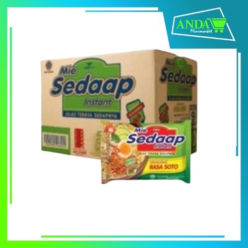 

ANDA Mie Sedaap Soto 1 Dus Isi 40pcs