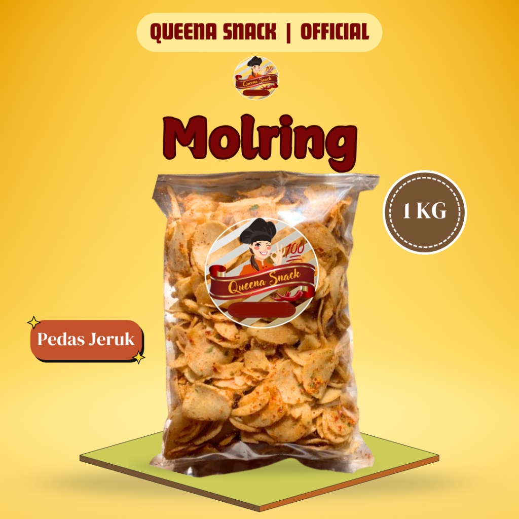 

QUEENA MOLRING/CITRUK 1KG - Makanan Ringan