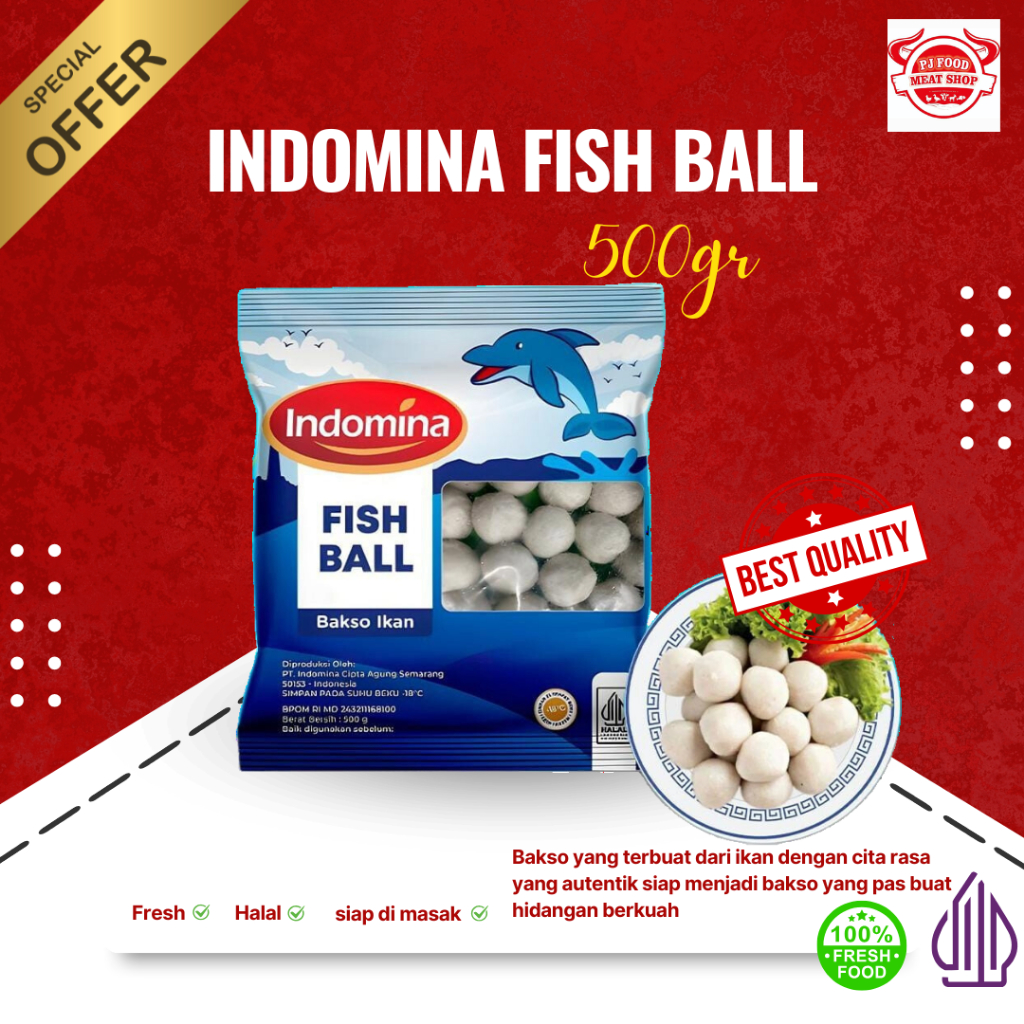 

Indomina Fish Ball 500g