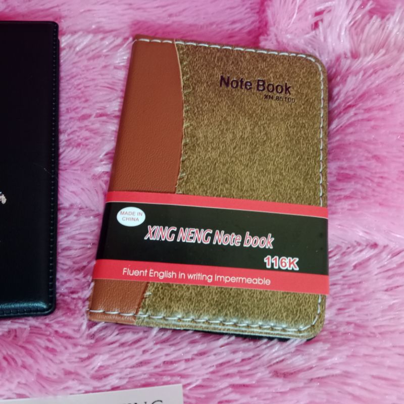 

Note Book Buku Catatan Kecil Mini Sampul Kulit Sintetis
