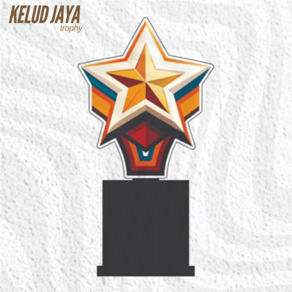 Piala Bintang Akrilik Custom Piala Juara Piala Bintang Akrilik Custom