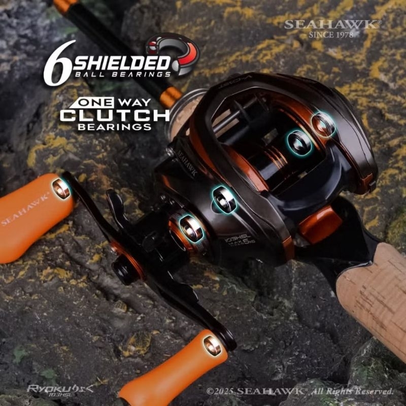 Reel BC Seahawk Ryoku 103 HSL bonus spool
