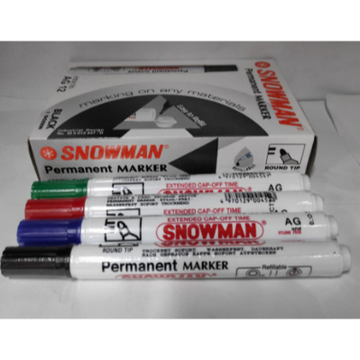 

Spidol Permanent Snowman Marker G-12 Pcs / G12 Permanen Besar