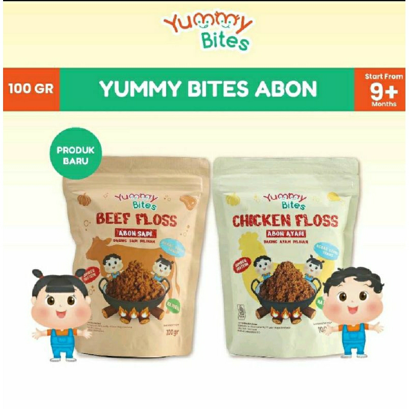 

Yummy Bites Abon Mpasi 9+ / Abon Ayam & Sapi 100gr