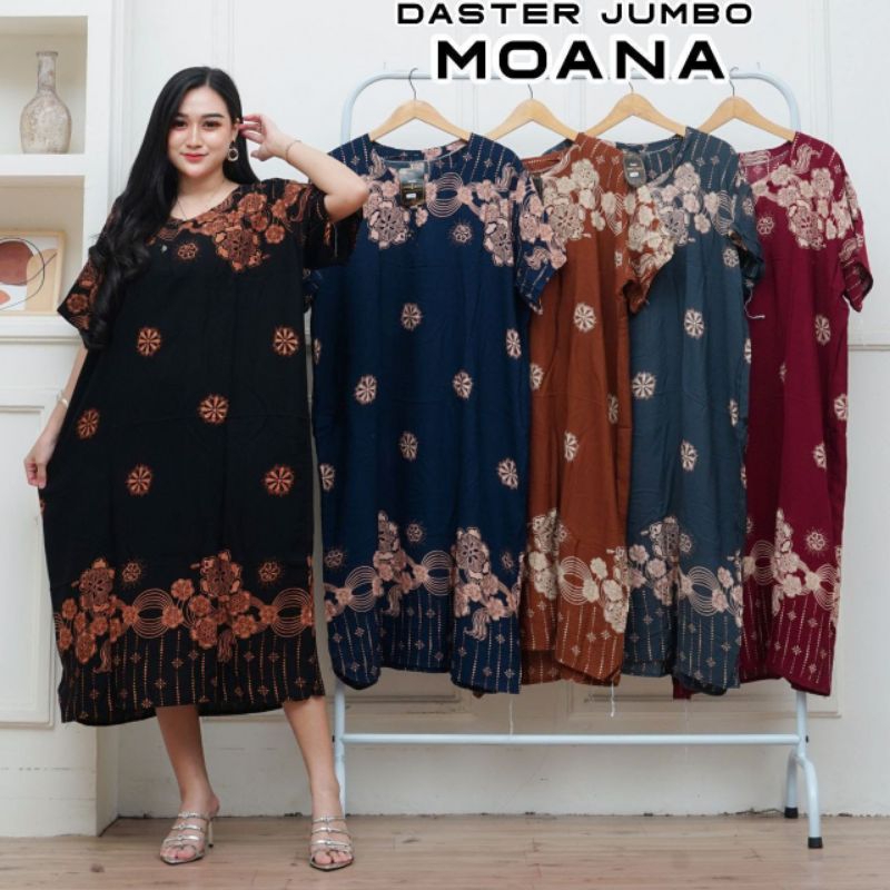 Daster Jumbo Moana Dress Lengan Pendek.