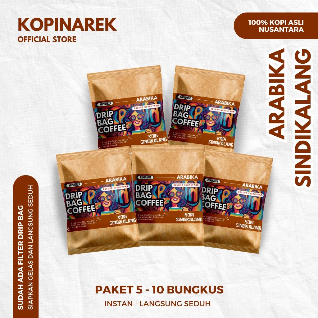 

Paket Kopi Dripbag Arabica SIDIKALANG Coffee Drip Bag Sachet Asli Bubuk Souvenir Pernikahan