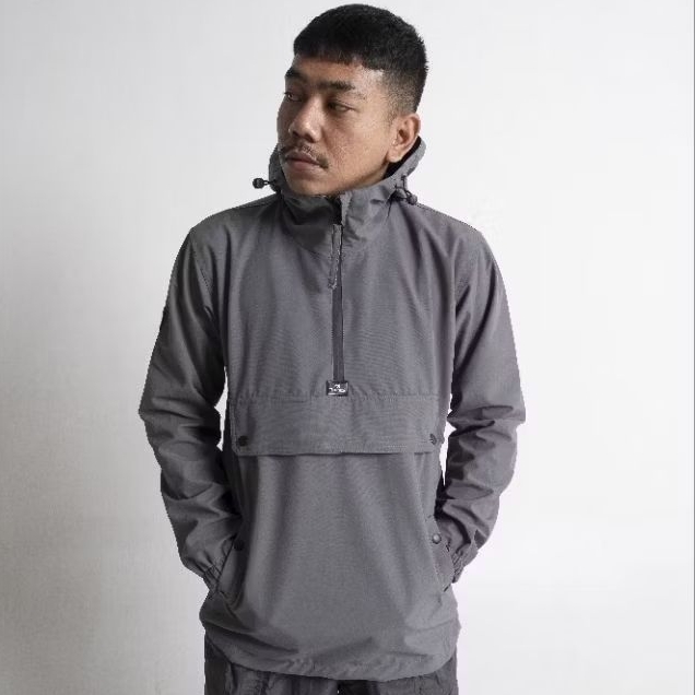 TROUBLEMAKER ANORAK JACKET - CLASSIC GREY - OUTDOOR JACKET - CASUAL JACKET