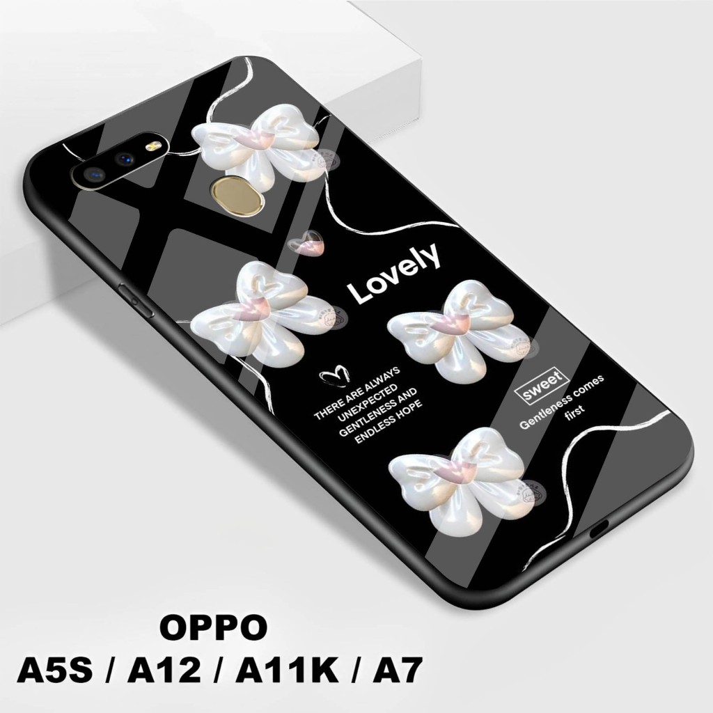 Softcase Kaca Kilau Oppo A5S / A12 / A7 / A11K - Softcase Kaca   Oppo A5S / A12 / A7 / A11K - Softca