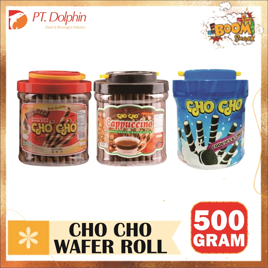 

Kue Lebaran Cho cho Wafer Roll Toples 500 Gram
