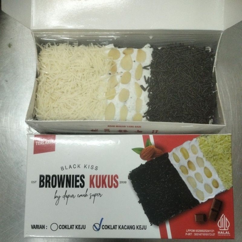 

Brownies kukus 3topping