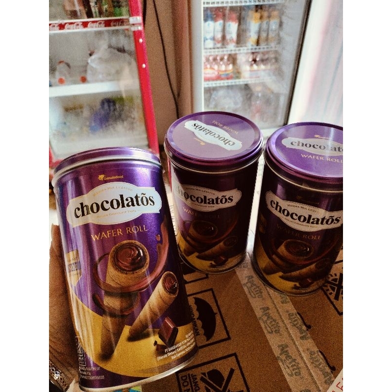 

Chocolatos Wafer Roll Cokelat