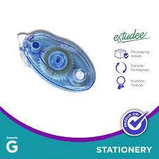 

(Original) Gramedia Pekanbaru - Estudee Glue Tape Blue Es-G501
