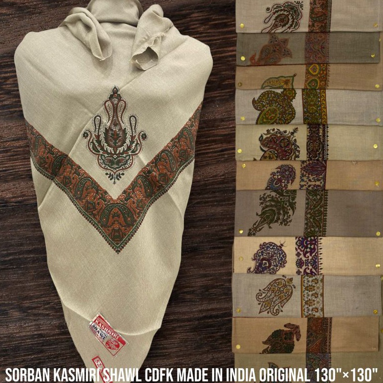 Lagi Bagus AL ASAS Sorban Khasmiri Shawl CDFK Original Made In India