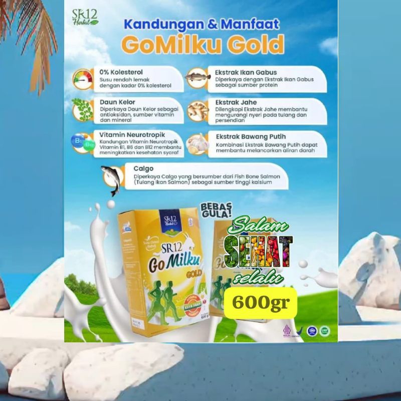

susu etawa bubuk gomilku sr12 gold 600gr original