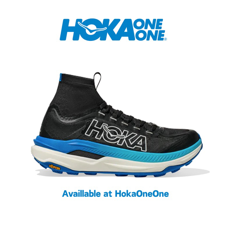 Hoka Tecton X 3 Trail Running Shoes - Black / Hoka Blue