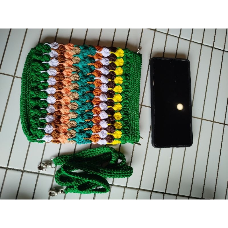 Tas Rajut / TAS RAJUT TALI PANJANG / TAS RAJUT MOTIF