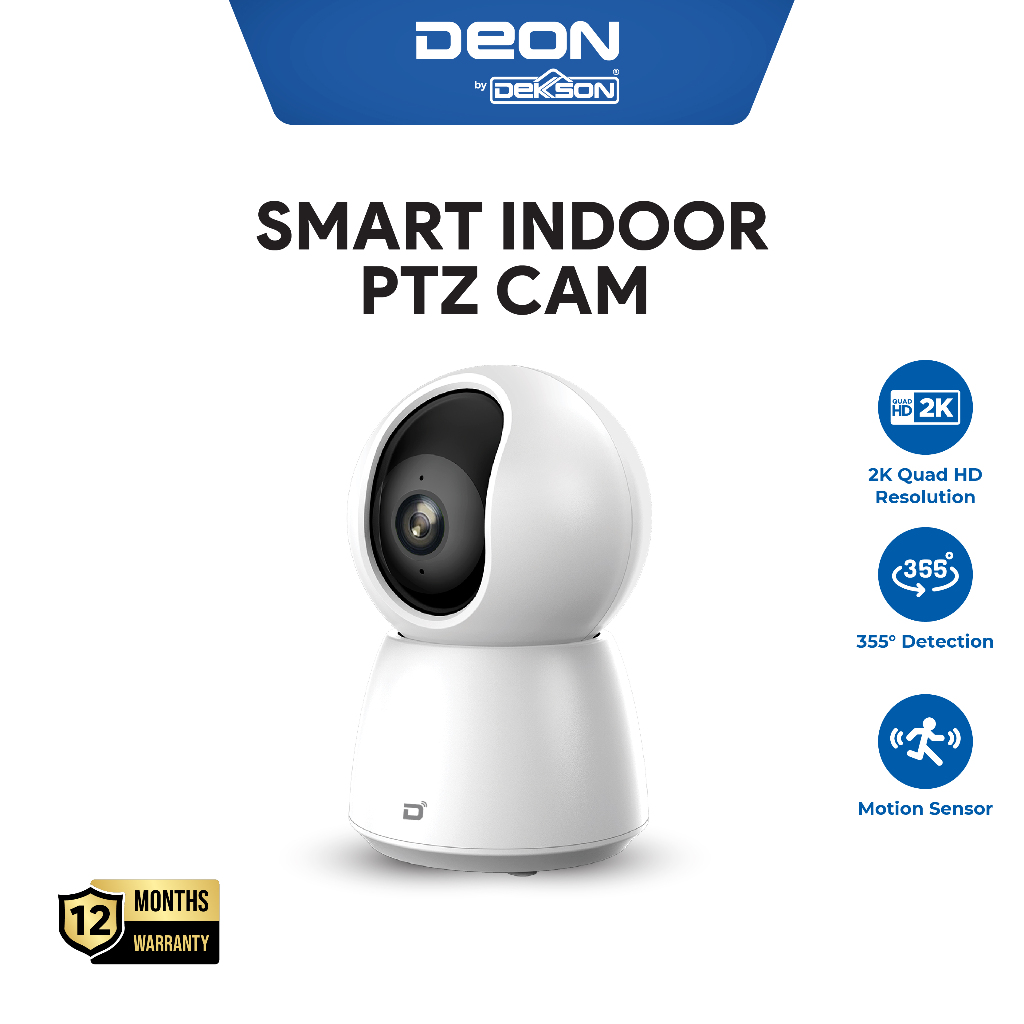 DEON CCTV Indoor Kamera Pengawas Jarak Jauh PTZ Cam Wireless