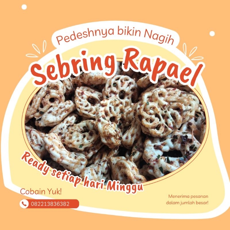 

Krupuk seblak kering rapael 4pcs