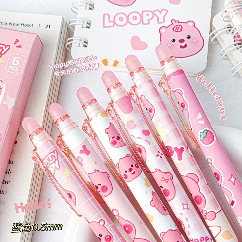 

[CUTIE BABY] Bolpoin Set 6 Pcs Loopy / Bolpen Set 6 Loopy