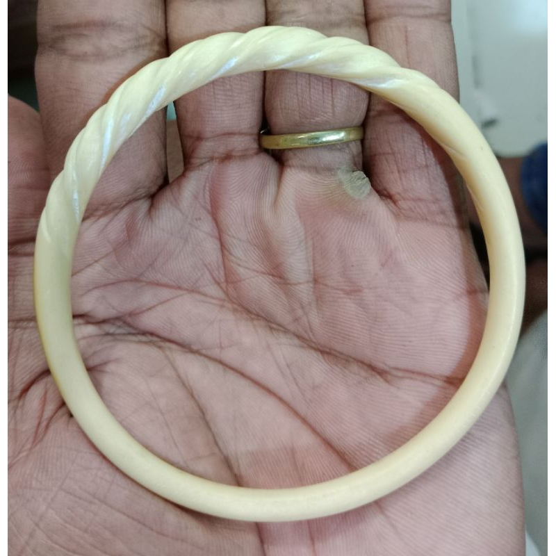 GELANG SERBUK GADING ULIR SETENGAH POLOS KHAS NTT