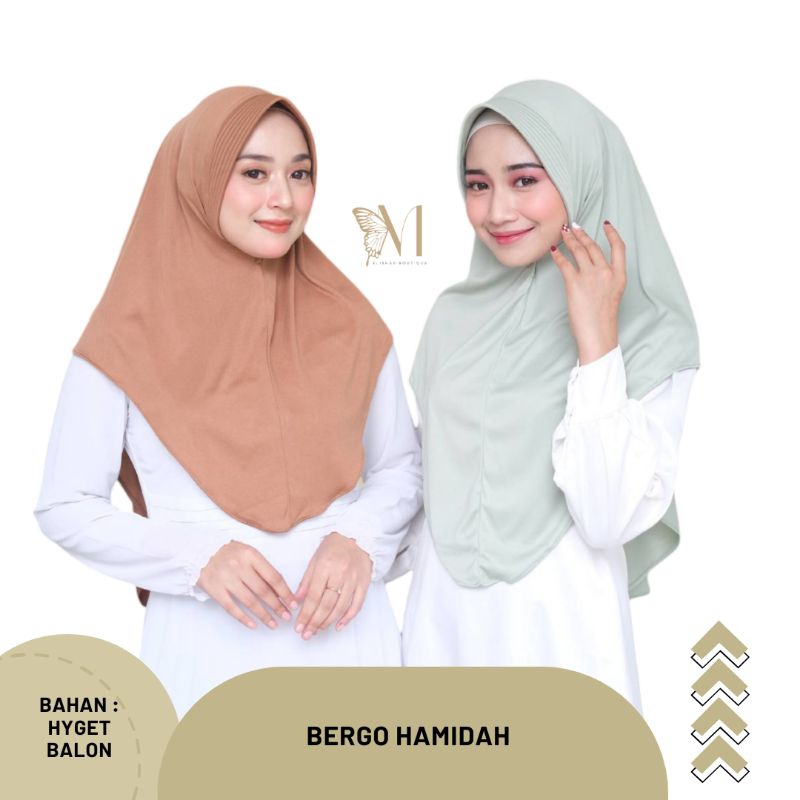 BERGO HAMIDAH / JILBAB BERGO HAMIDAH / HIJAB INSTAN
