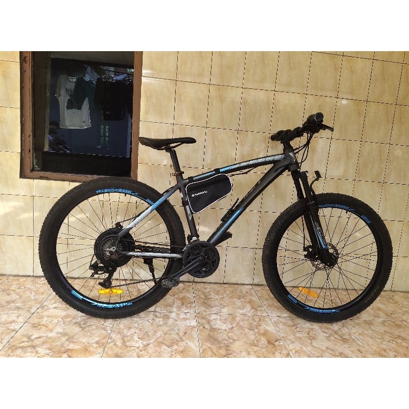 Sepeda Listrik E-Bike MTB United Size M Ring 27,5" ( Kondisi Second - Baik )