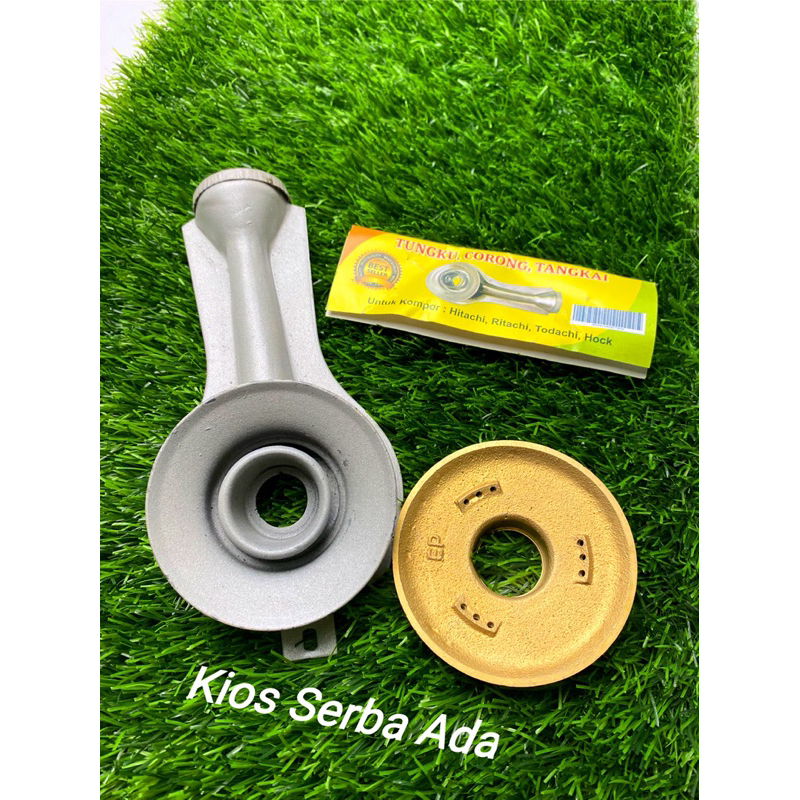 CEROBONG+BURNER KUNINGAN KOMPOR GAS TYOKU 2TUNGKU VARIAN EP