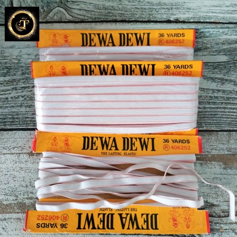 Karet elastic/ elastis/ tali kolor dewa dewi