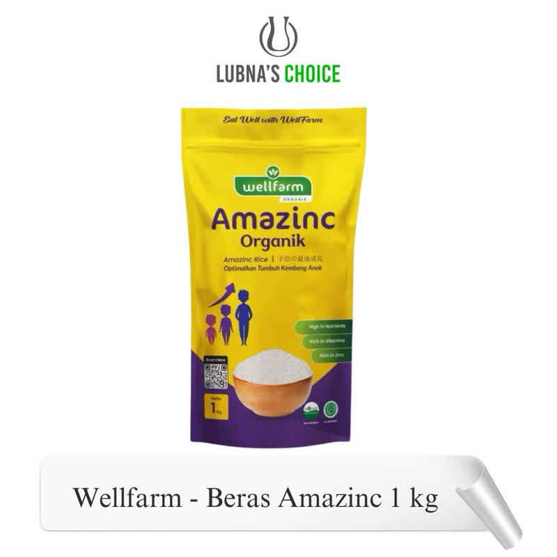 

Wellfarm Amazinc Rice - Beras Organic Mpasi