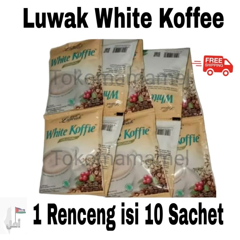 

Luwak white coffee original RENCENG (isi 10 sachet x 20gr)