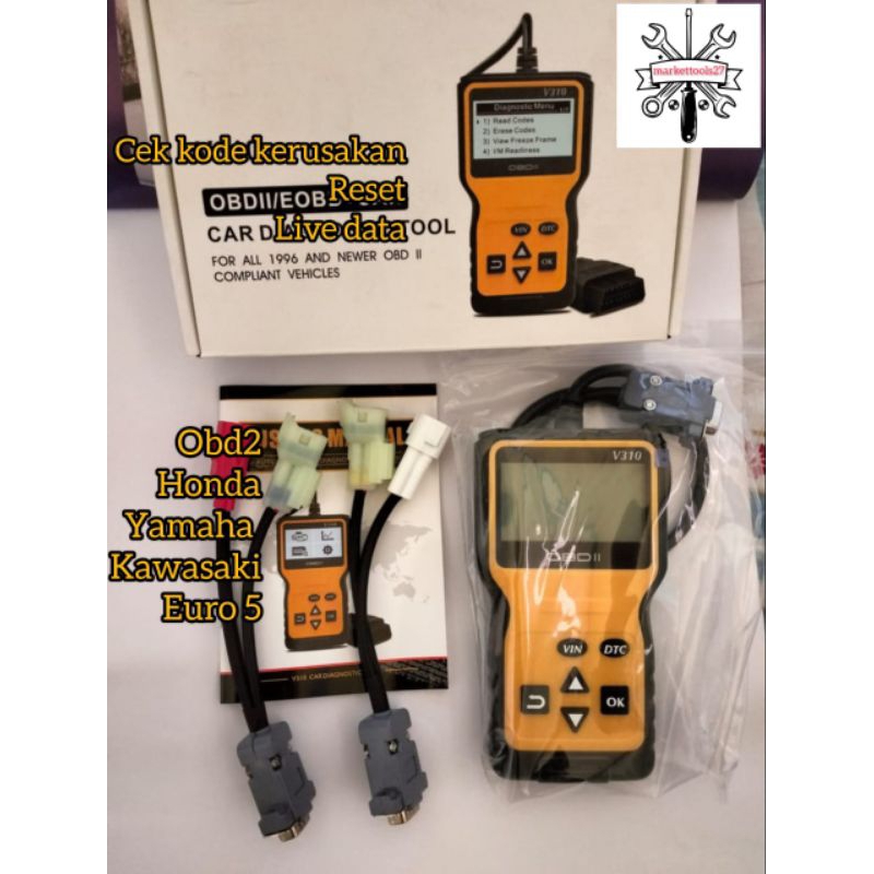 scanner obd || motor injeksi alat baca kode kerusakan motor injeksi