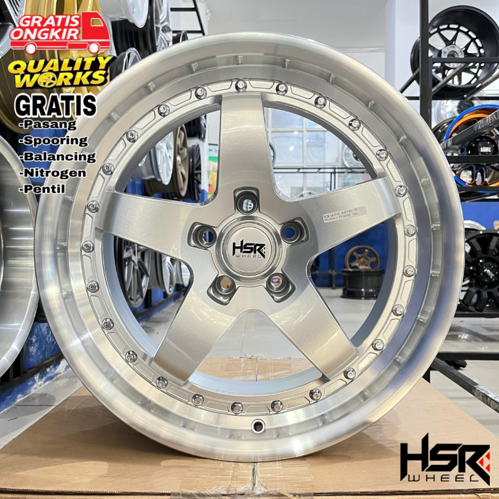 Hsr Wheel Bob R18 Velg Celong Mobil, Camry, Reborn, Venturer, Xpander