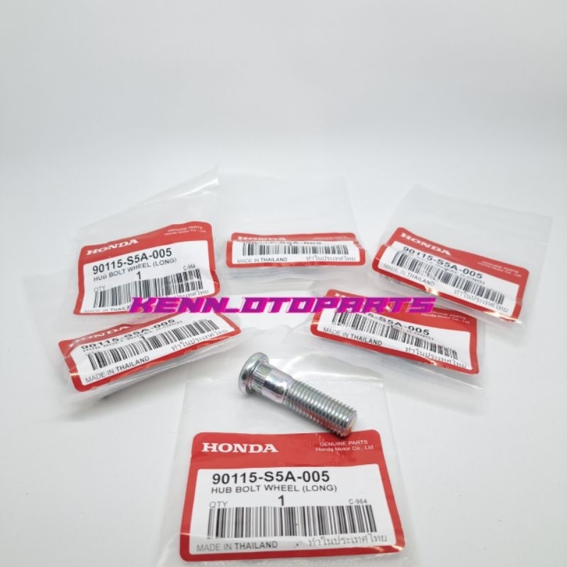 HUB BOLT LONG BAUT RODA PANJANG HONDA JAZZ BRIO MOBILIO HRV CRV BRV FREED