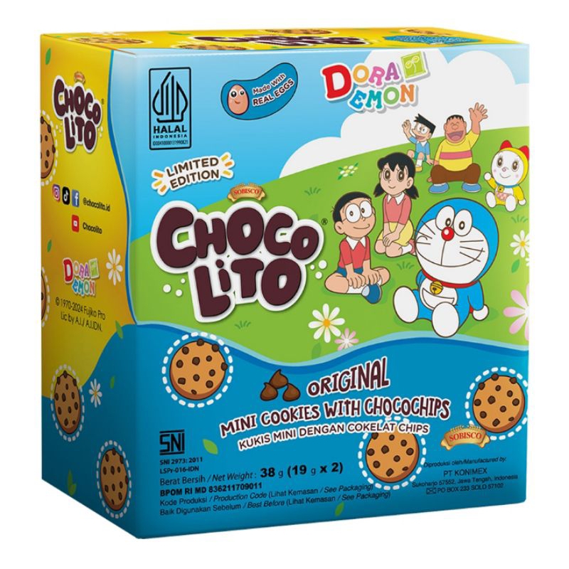 

Chocolito cookies mini chocochips 2 x 19 g