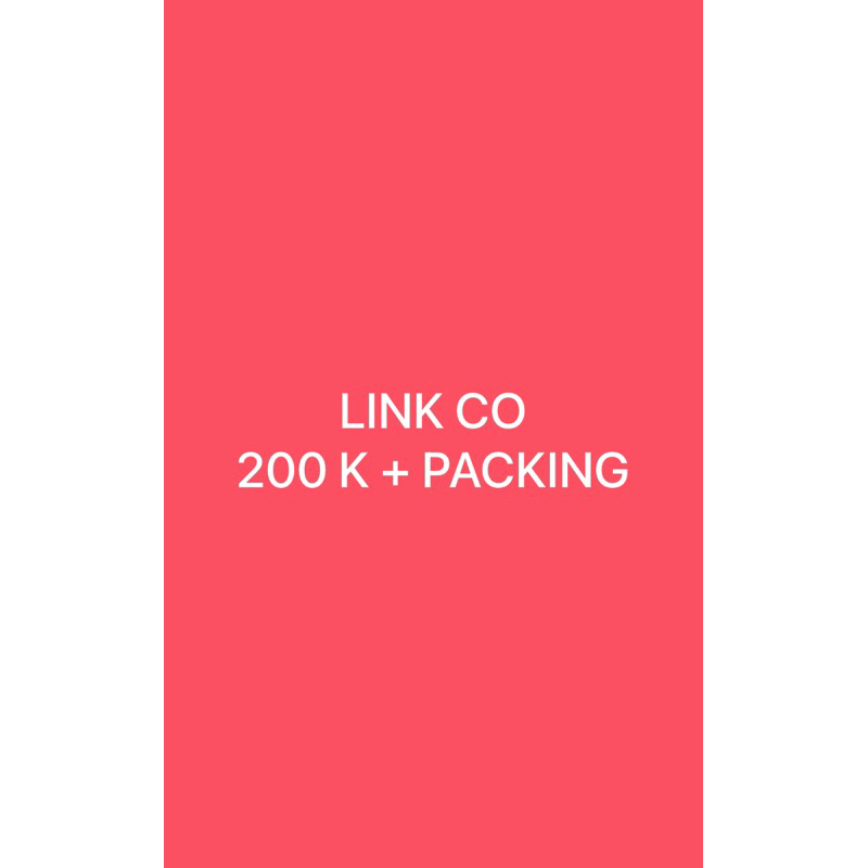 

LINK CO 200 K + PACKING