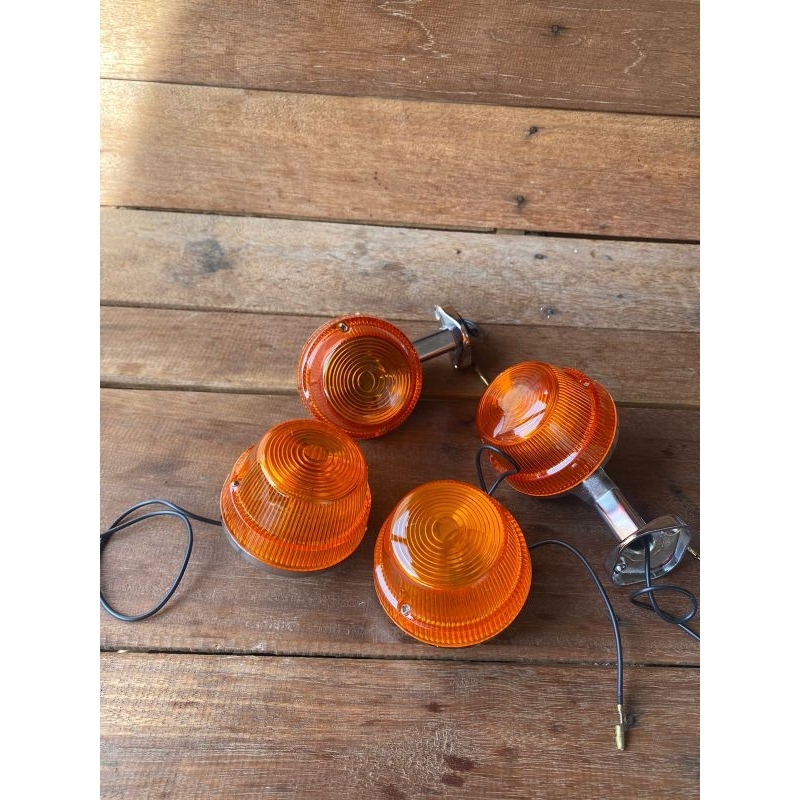 lampu reting depan dan belakang honda C70 C pitung honda upluk model standart original lampu sein de