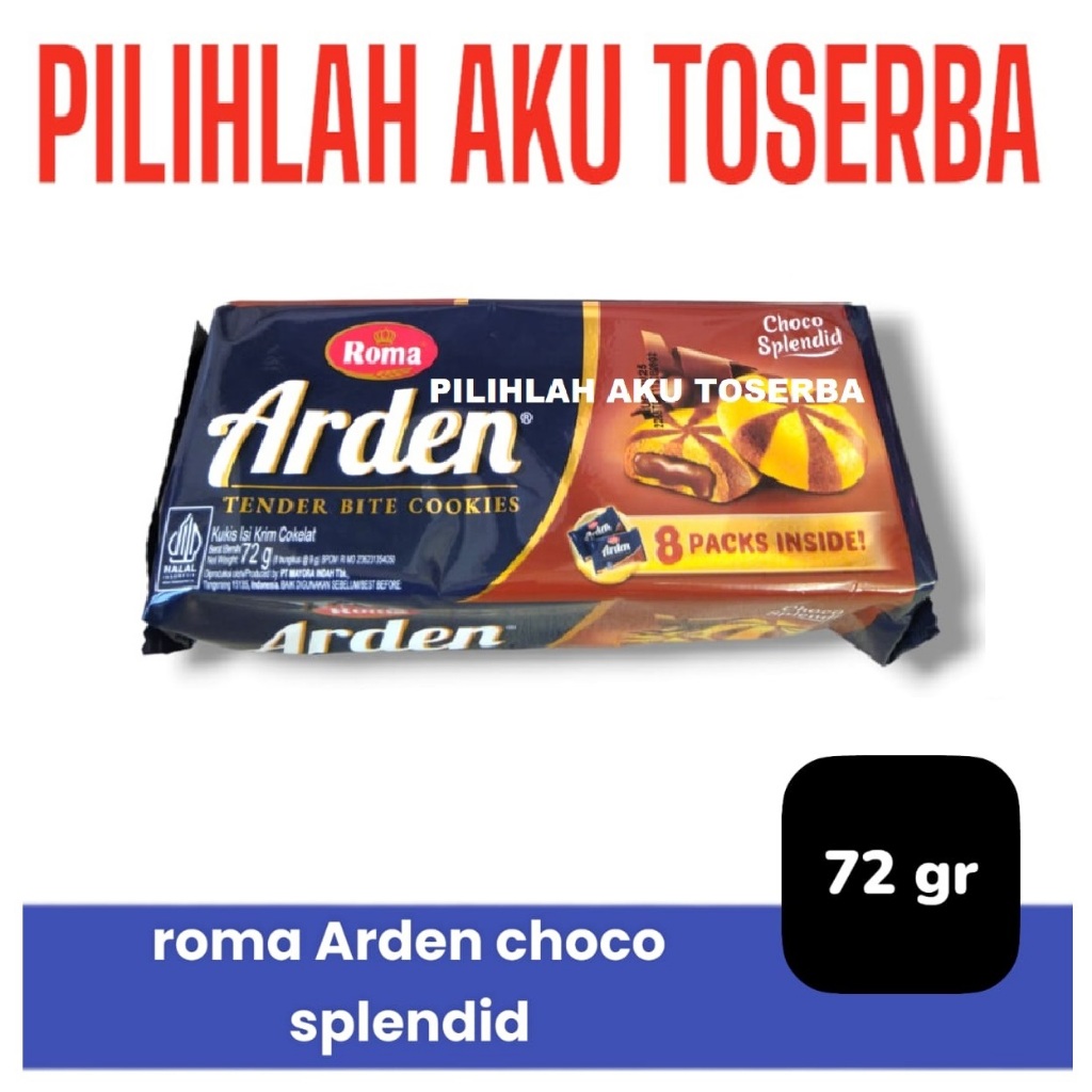 

Roma ARDEN Choco Splendid KEMASAN PACK - ( HARGA 1 PCS )